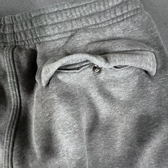 Nike Mens Medium Gray Club Fleece Tapered Leg Joggers Sweatpants Logo - Picture 13 of 14